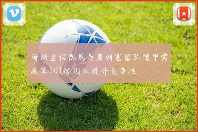 海纳坚信凯恩与奥利塞留队德甲需改革501规则以提升竞争性